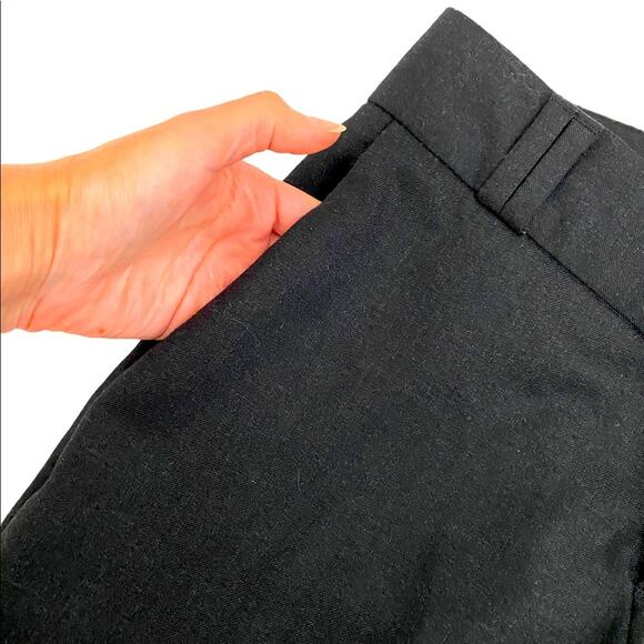 Banana Republic Factory Size 2 Short Charcoal Gray Wool Blend Dress Pants - Picture 3 of 13